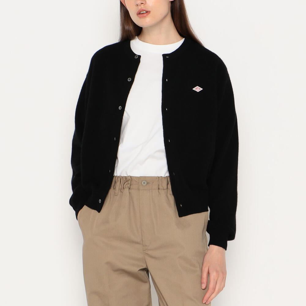 WOMEN'S LAMBSWOOL CREW NECK KNIT CARDIGAN｜KNIT｜DANTON(ダントン