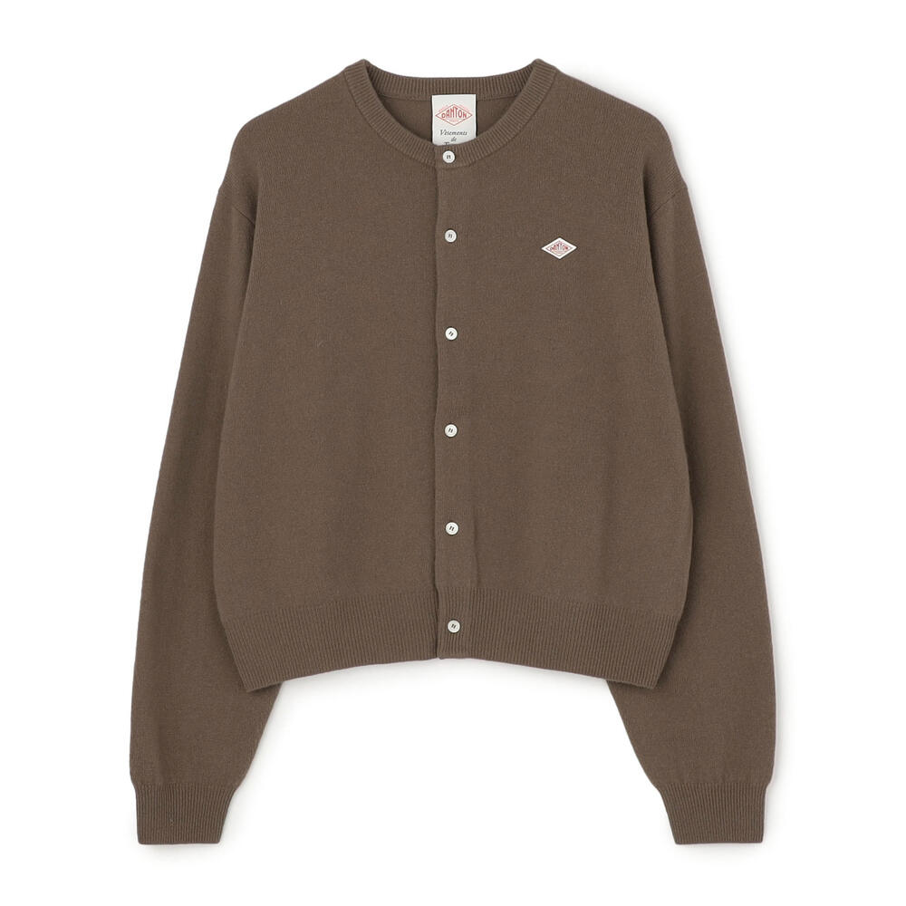 WOMEN'S LAMBSWOOL CREW NECK KNIT CARDIGAN｜KNIT｜DANTON(ダントン