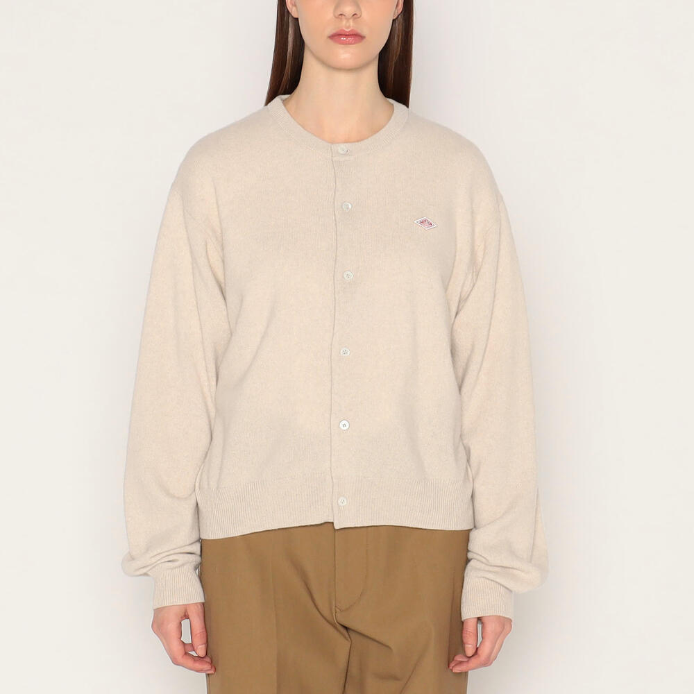 WOMEN'S LAMBSWOOL CREW NECK KNIT CARDIGAN｜KNIT｜DANTON(ダントン