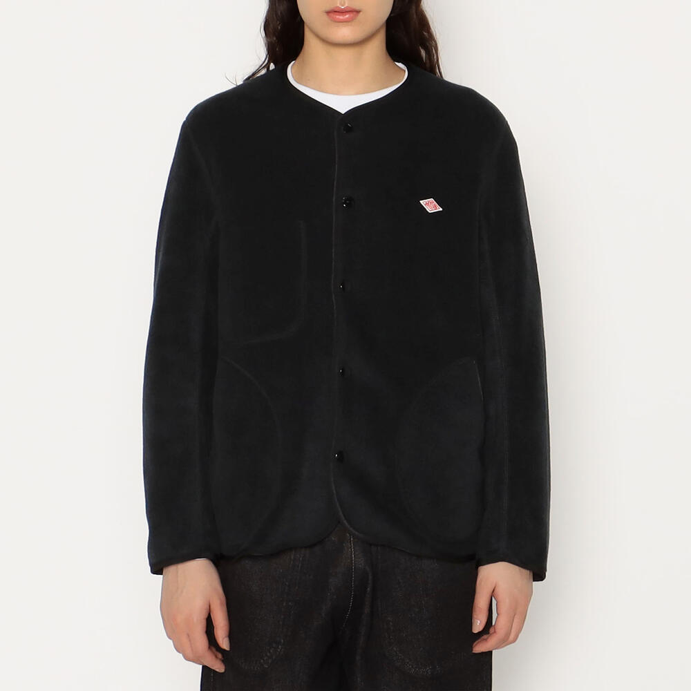 WOMEN'S FLEECE COLLARLESS JACKET｜CUT AND SEWN｜DANTON