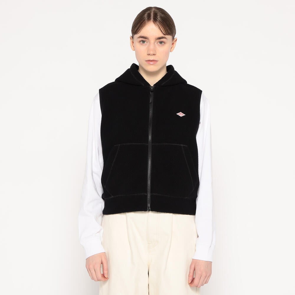 WOMEN'S POLARTEC THERMAL PRO ZIP VEST｜CUT AND SEWN｜DANTON