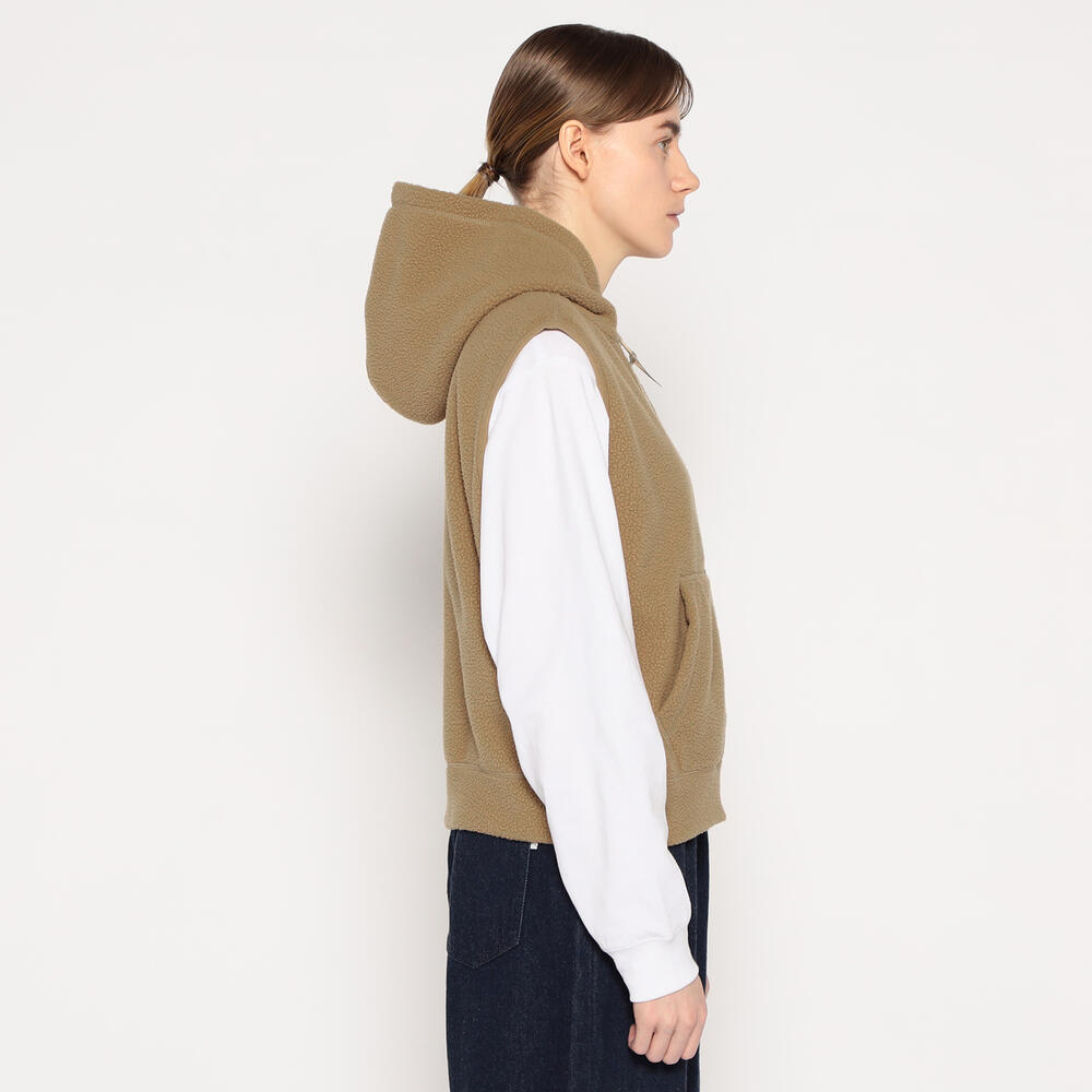 WOMEN'S POLARTEC THERMAL PRO ZIP VEST｜CUT AND SEWN｜DANTON