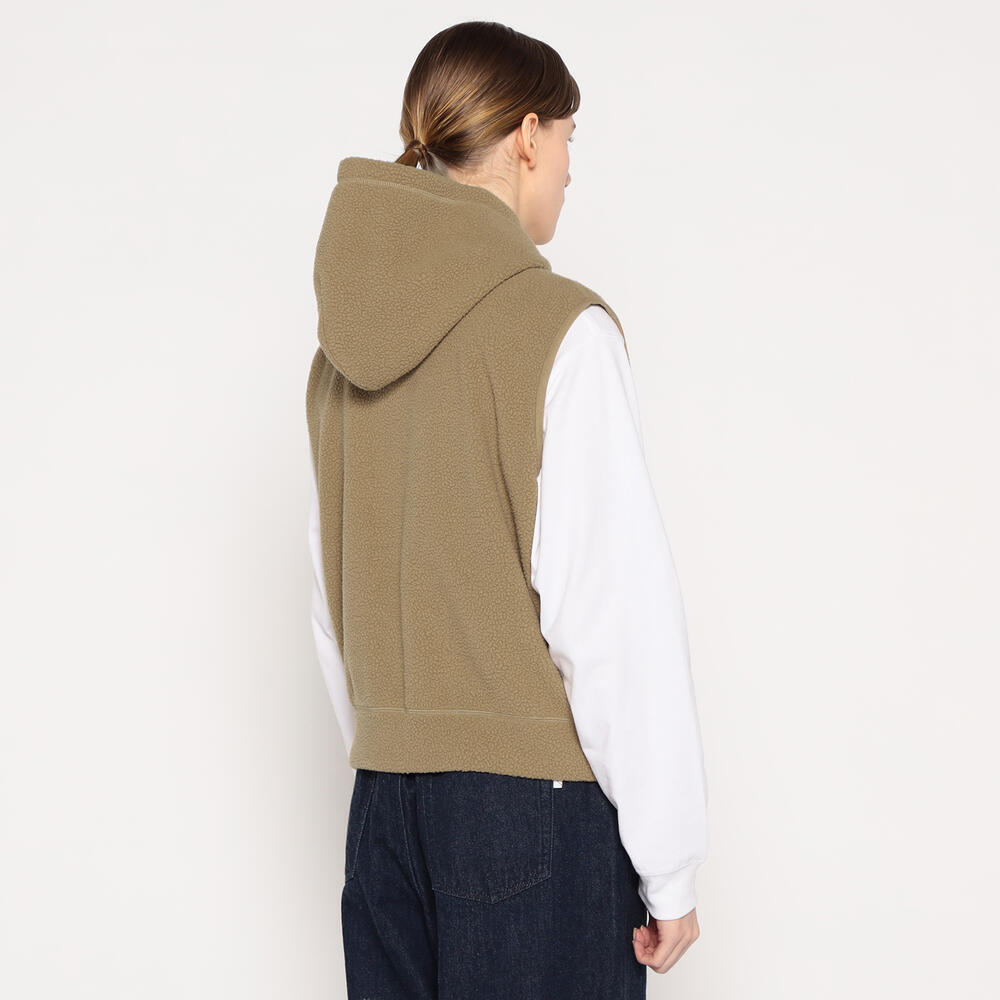 WOMEN'S POLARTEC THERMAL PRO ZIP VEST｜CUT AND SEWN｜DANTON