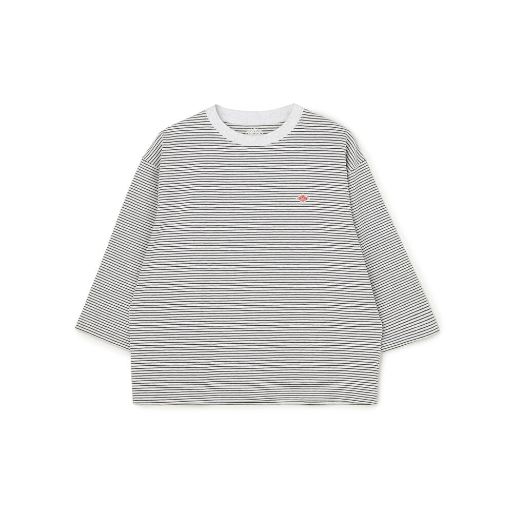 WOMEN'S 3/4 SLEEVE T-SHIRTS STRIPE｜CUT AND SEWN｜DANTON