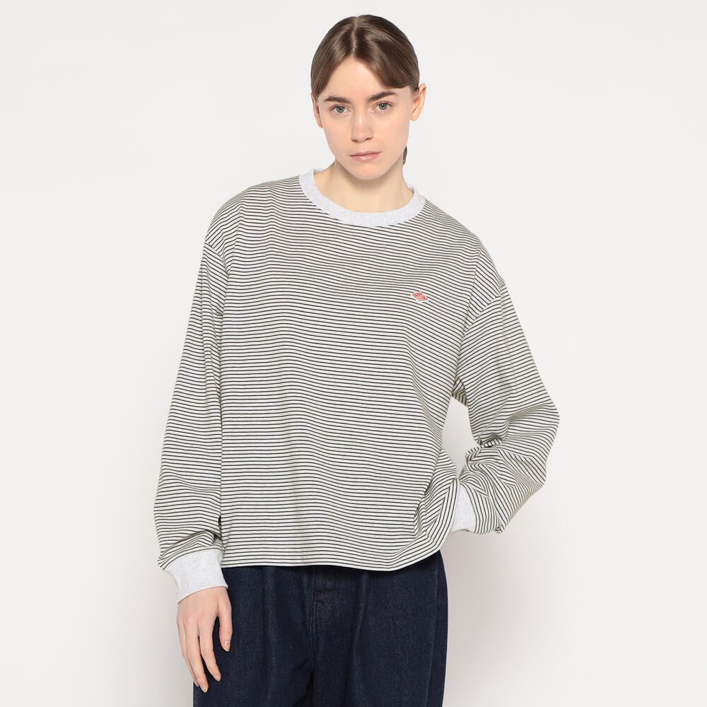 ［ゆーみん]DANTON MEN'S LONG SLEEVE T-SHIRT STRIPE｜CUT AND SEWN｜DANTON