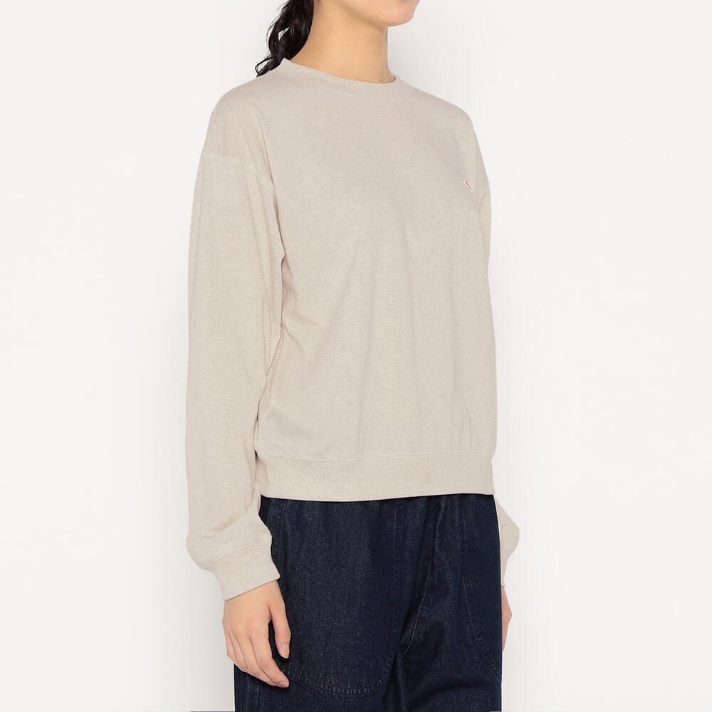 WOMEN'S LONG SLEEVE SWEAT T-SHIRT｜CUT AND SEWN｜DANTON(ダントン