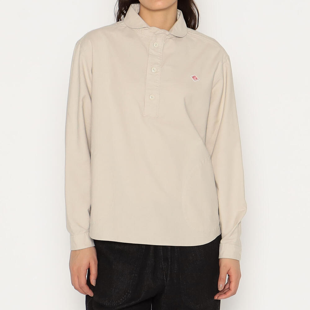 WOMEN'S OXFORD ROUND COLLAR PULLOVER SHIRT PLAIN｜SHIRT｜DANTON