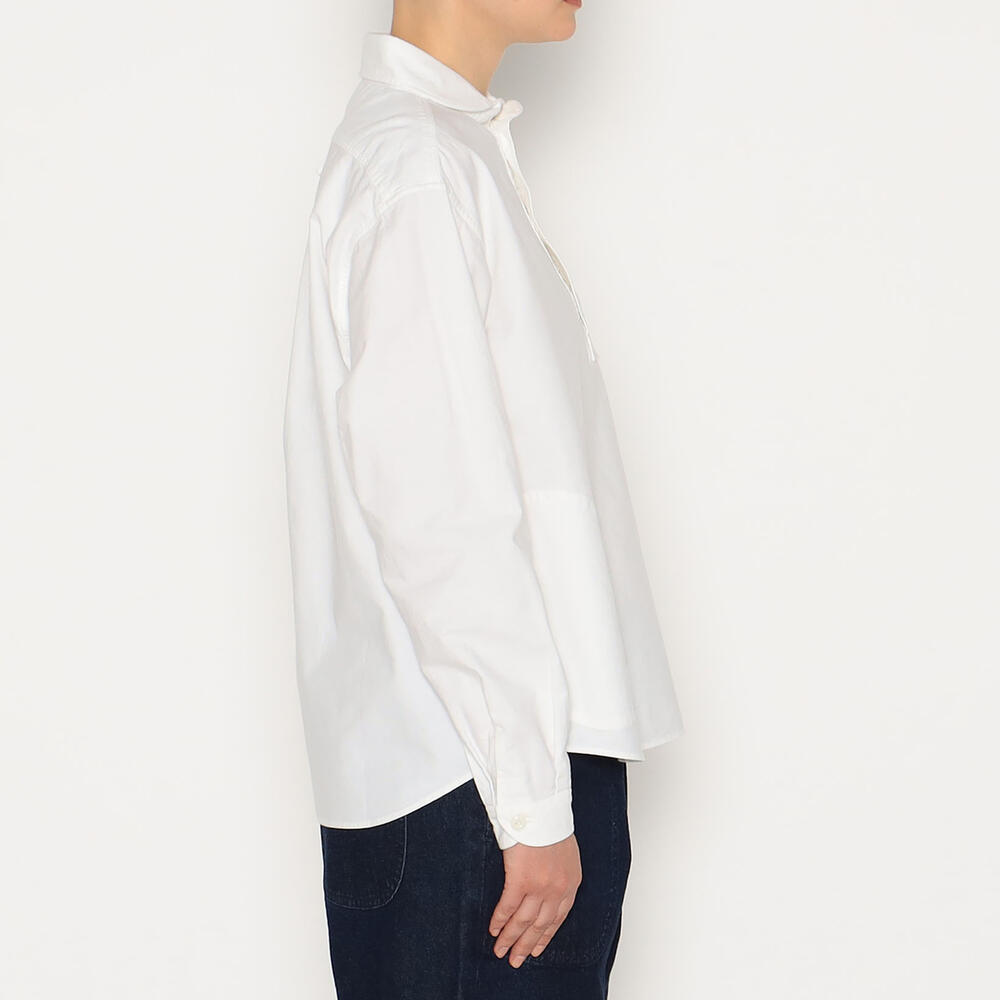 WOMEN'S OXFORD ROUND COLLAR PULLOVER SHIRT PLAIN｜SHIRT｜DANTON