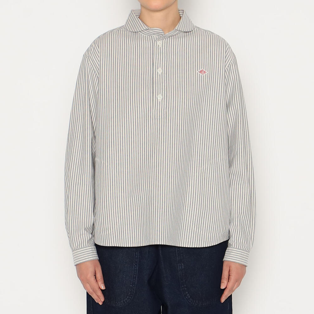 WOMEN'S OXFORD ROUND COLLAR PULLOVER SHIRT PATTERN｜SHIRT｜DANTON