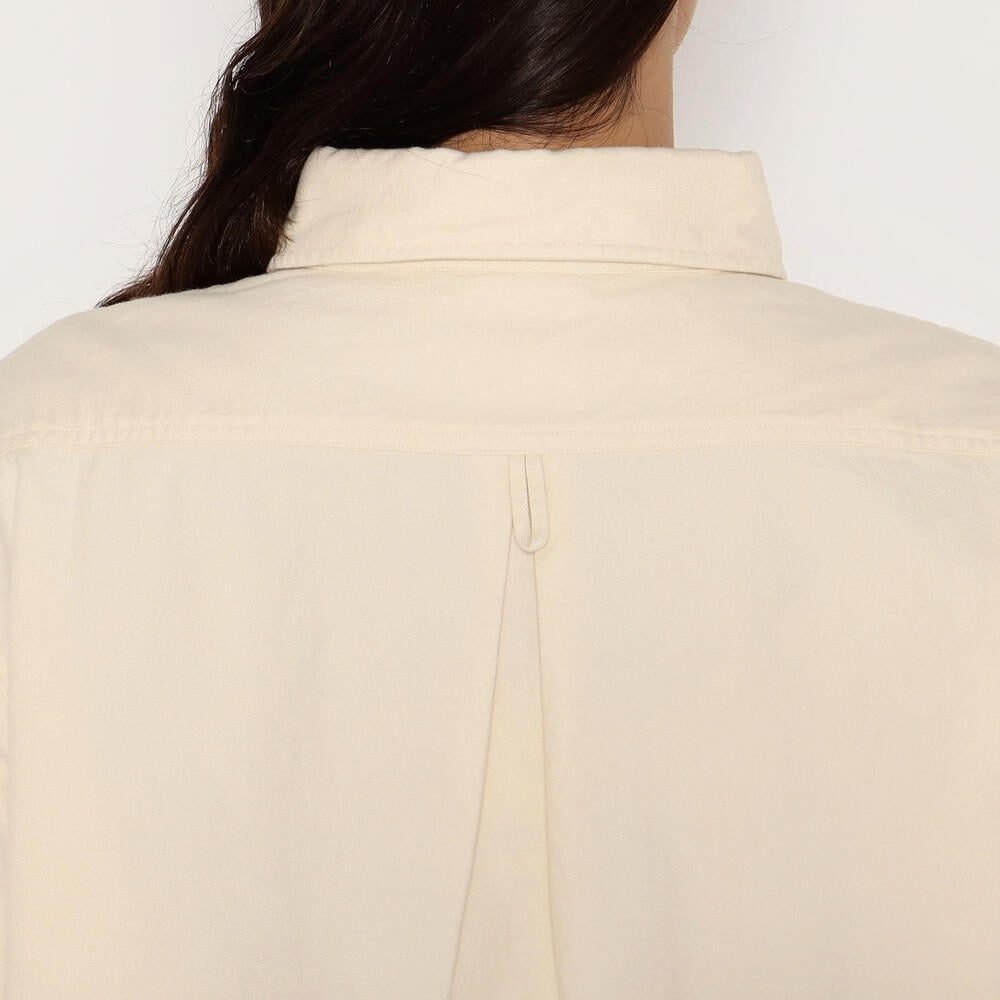 WOMEN'S COTTON FLANNEL ROUND COLLAR PULLOVER SHIRT｜SHIRT｜DANTON