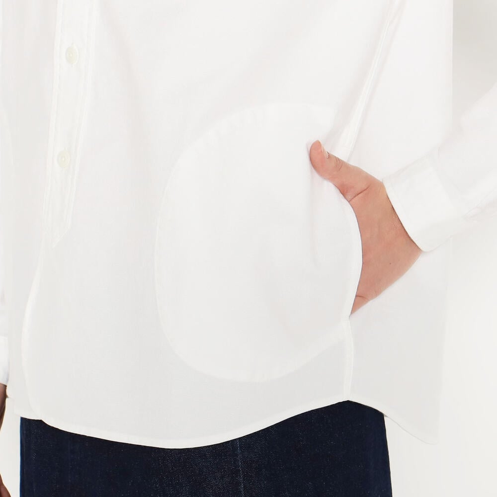 WOMEN'S OXFORD BAND COLLAR SHIRT PLAIN｜SHIRT｜DANTON(ダントン