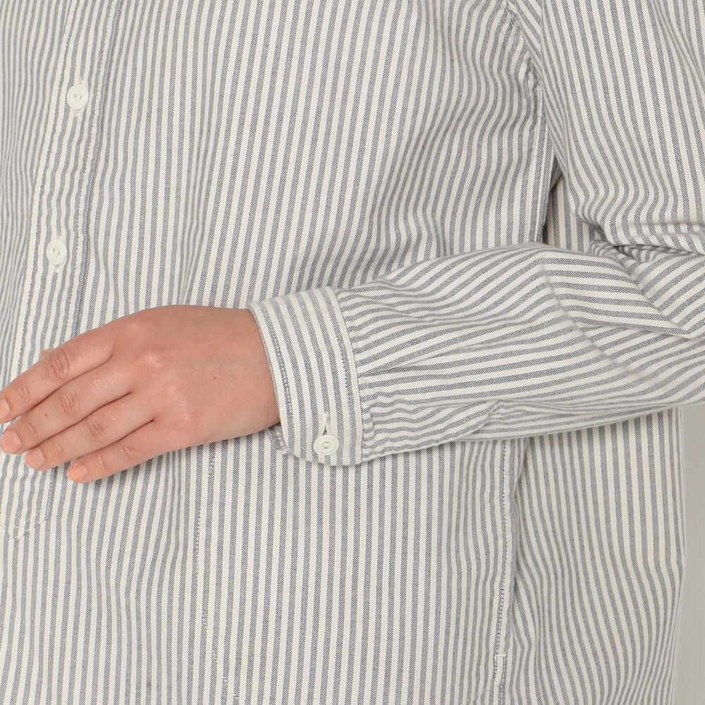 WOMEN'S OXFORD BAND COLLAR SHIRT PATTERN｜SHIRT｜DANTON(ダントン