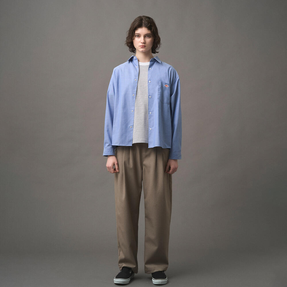 【美品】DANTON（ダントン） セットアップ コットン100% DANTON ダントン コットン リネン ウェザーワッシャー カラー