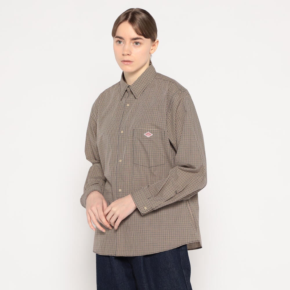 WOMEN'S COTTON TWILL CLASSIC COLLAR SHIRT｜SHIRT｜DANTON