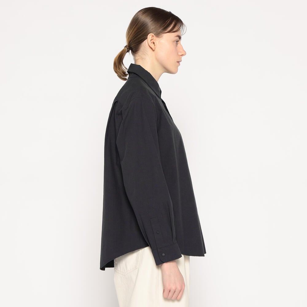 WOMEN'S COTTON TYPEWRITER WRINKLED SHIRT｜SHIRT｜DANTON(ダントン