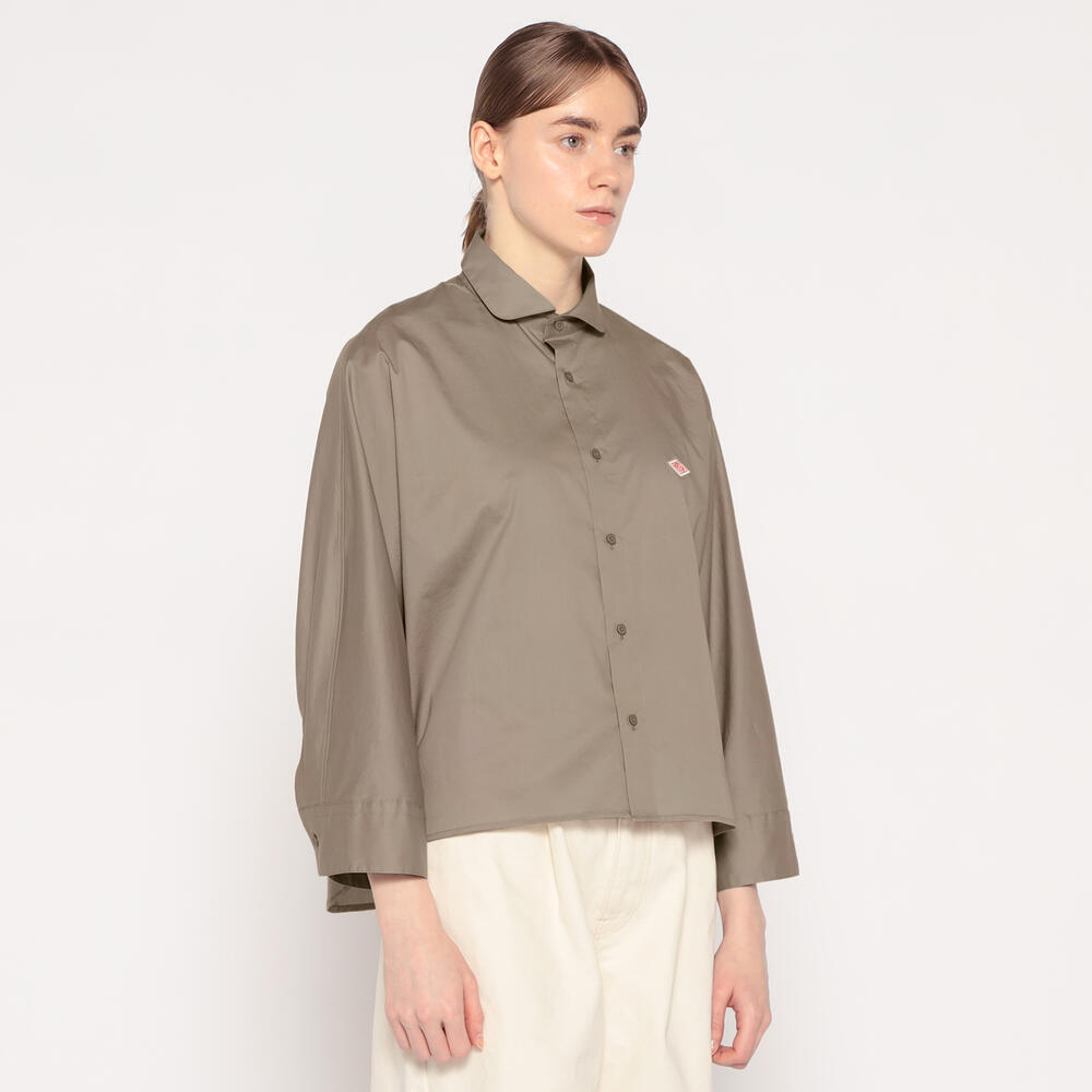 WOMEN'S HIGH COUNT TWILL DOLMAN SLEEVE SHIRT｜SHIRT｜DANTON