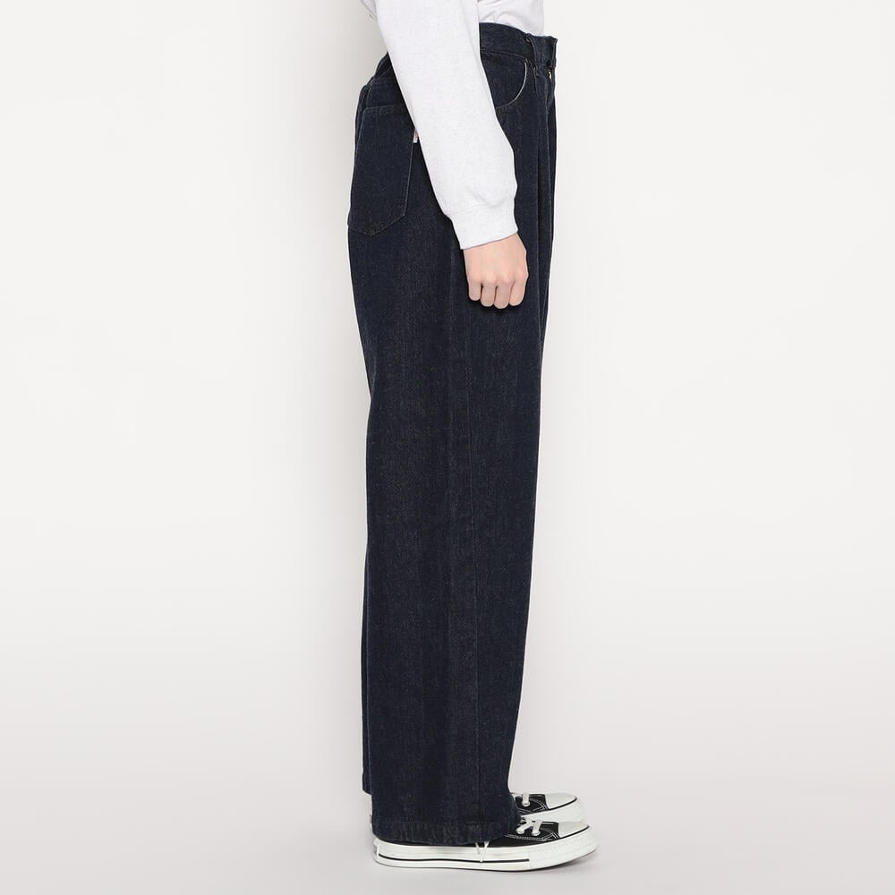 WOMEN'S JAPANESE DENIM TUCK STRAIGHT PANTS｜PANTS｜DANTON
