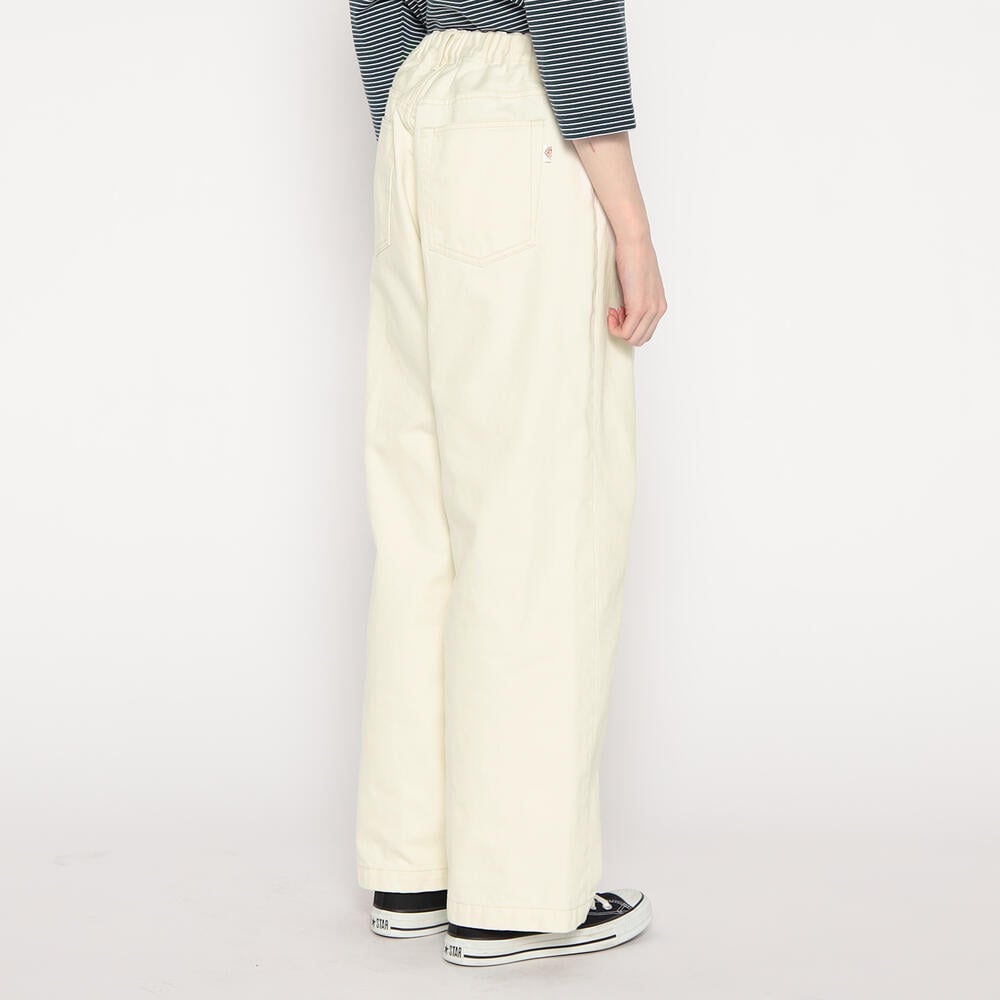 WOMEN'S COTTON DRILL TUCK STRAIGHT PANTS｜PANTS｜DANTON