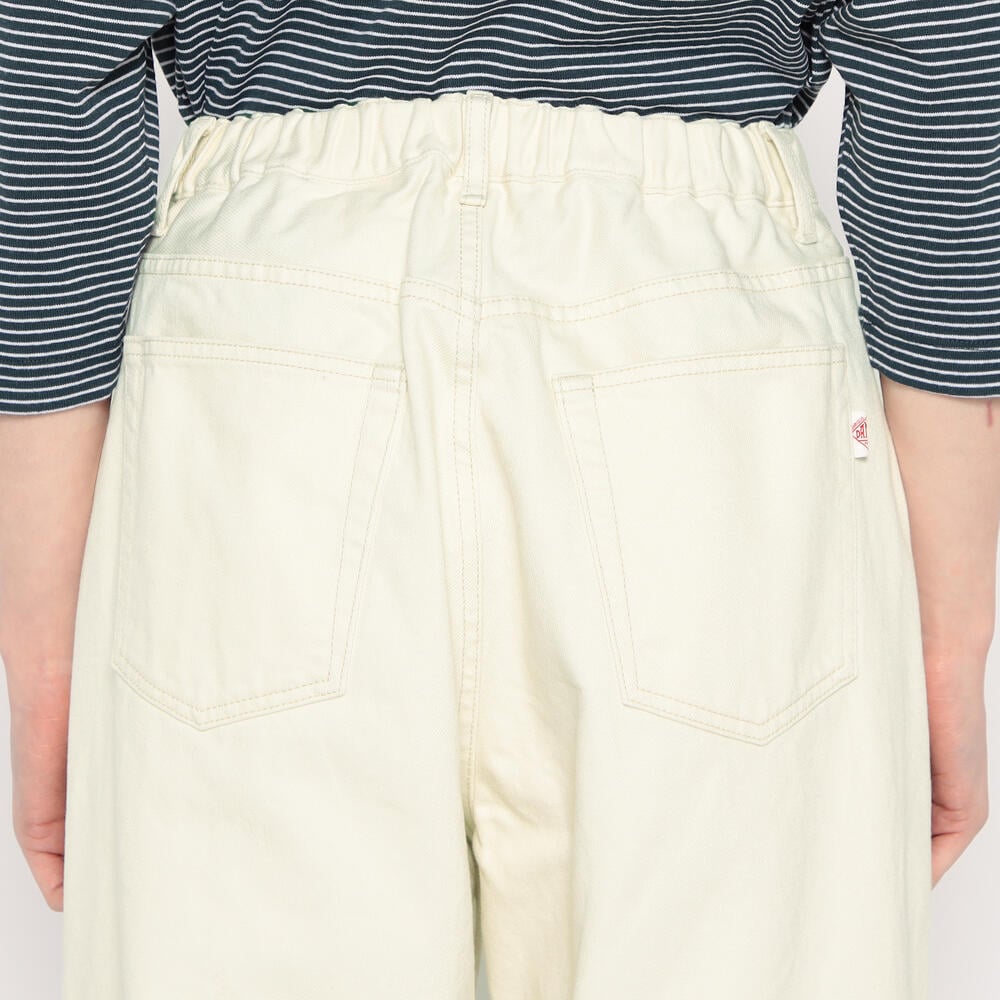 danton パンツ 白 WOMEN'S COTTON DRILL TUCK STRAIGHT PANTS｜PANTS｜DANTON