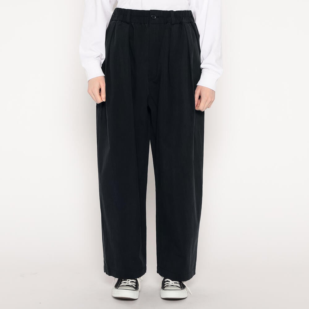 WOMEN'S C/N TWILL DOUBLE PLEATED EASY PANTS｜PANTS｜DANTON