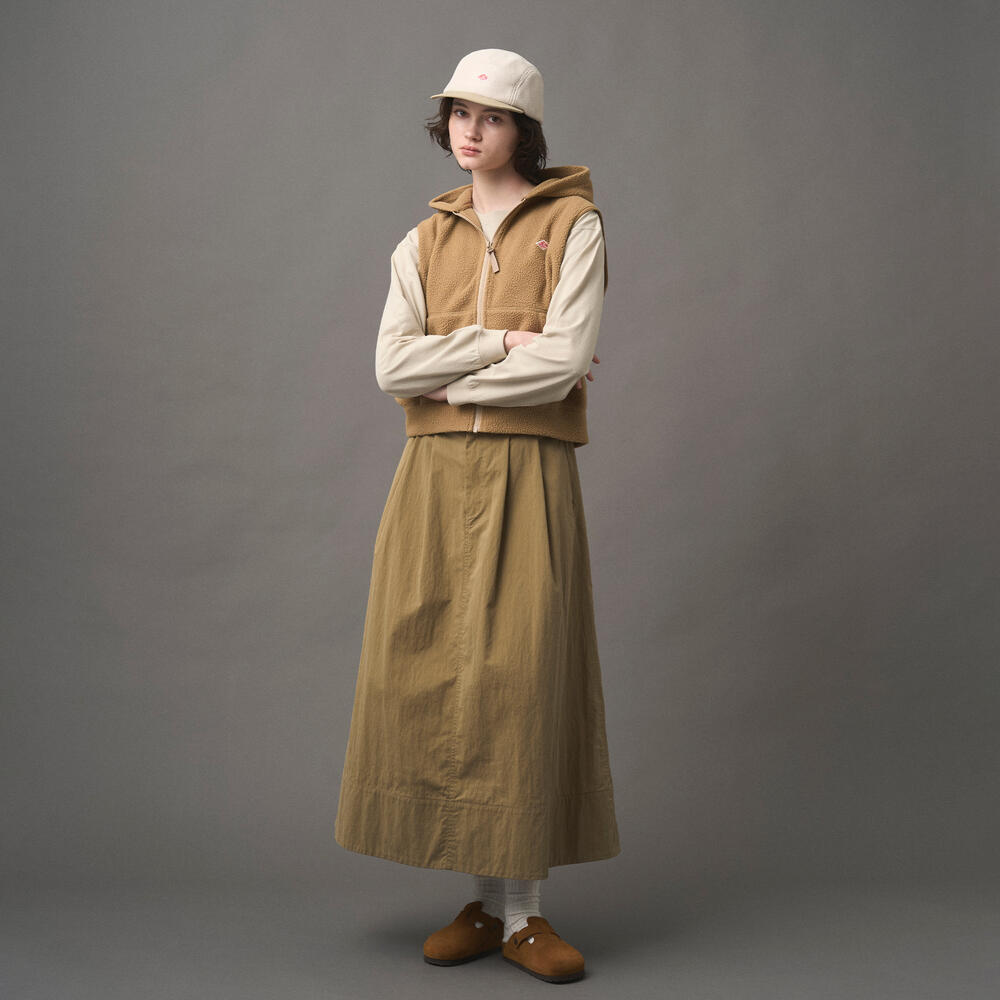 WOMEN'S C/N TWILL 2TUCK SKIRT｜SKIRT｜DANTON(ダントン