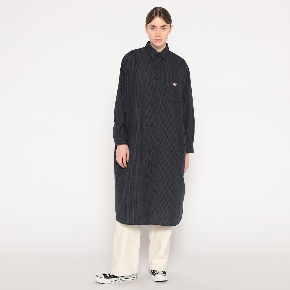 WOMEN'S COTTON TWILL CLASSIC COLLAR DRESS｜DRESS｜DANTON