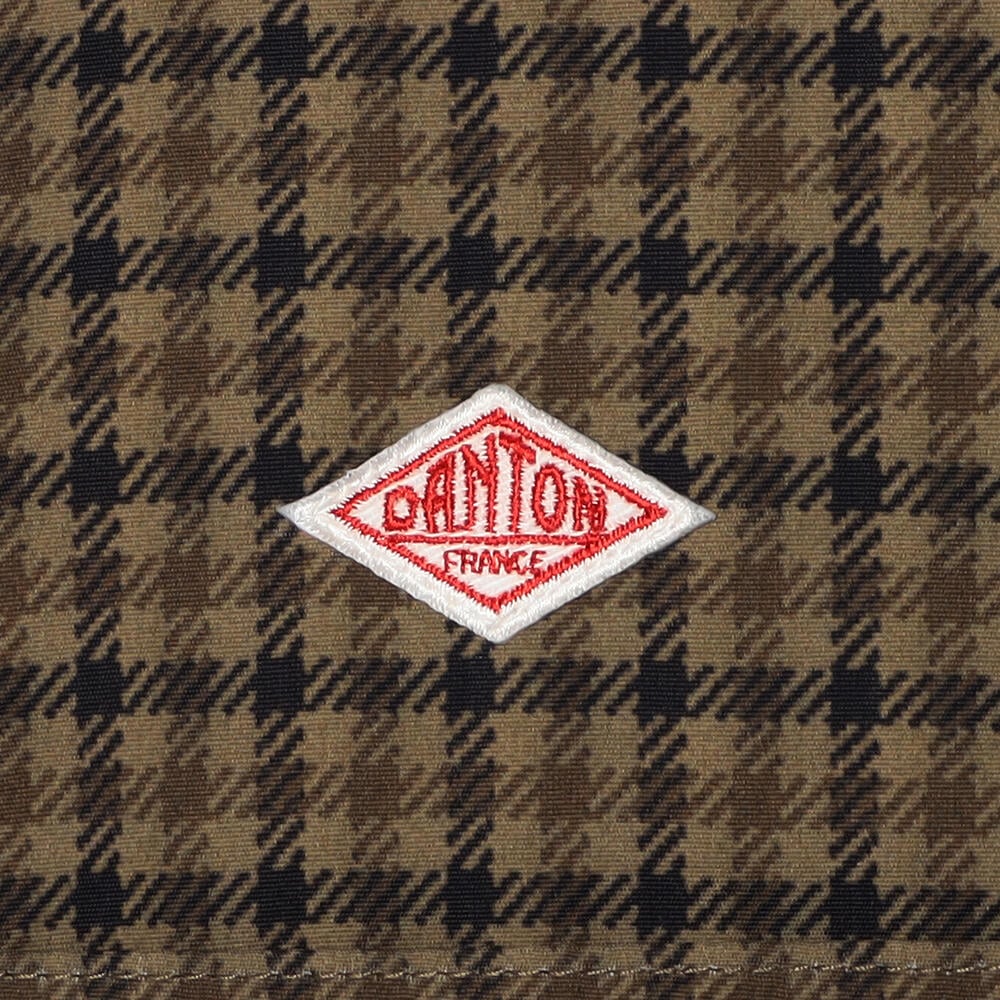 MEN'S NYLON TUSSAH WORK JACKET PLAID｜COAT｜DANTON(ダントン