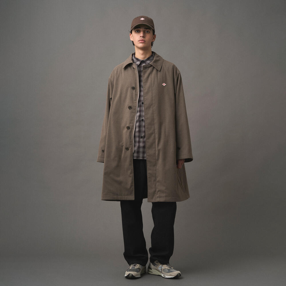 MEN'S WOOL LIKE INSULATION BALMACAAN COAT｜COAT｜DANTON(ダントン