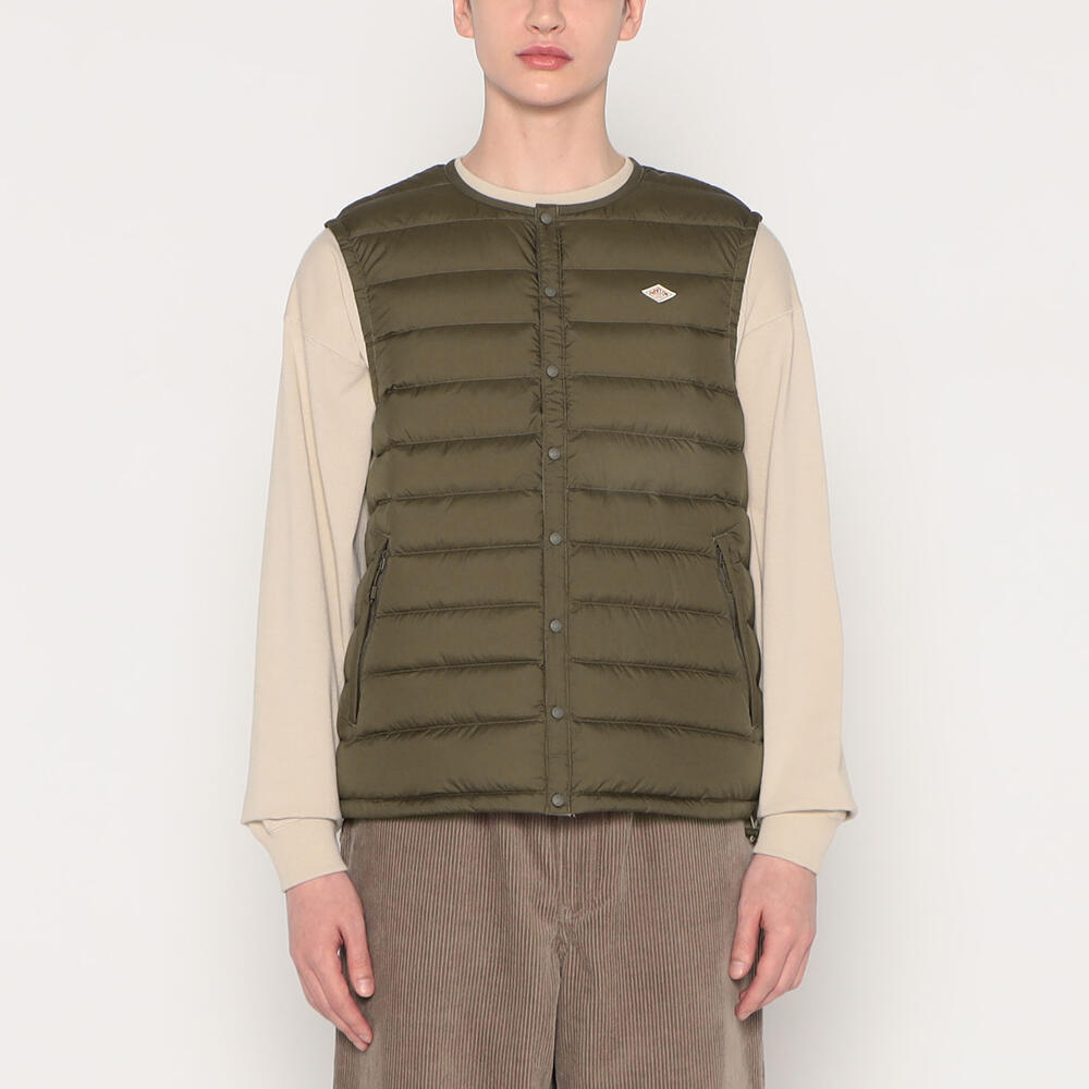 DANTON / CREWNECK INNER DOWN VEST（M） DANTON MEN'S CREWNECK INNER DOWN VEST