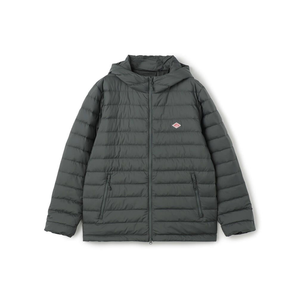 MEN'S NYLON TAFFETA MIDDLE DOWN HOODED JACKET｜COAT｜DANTON