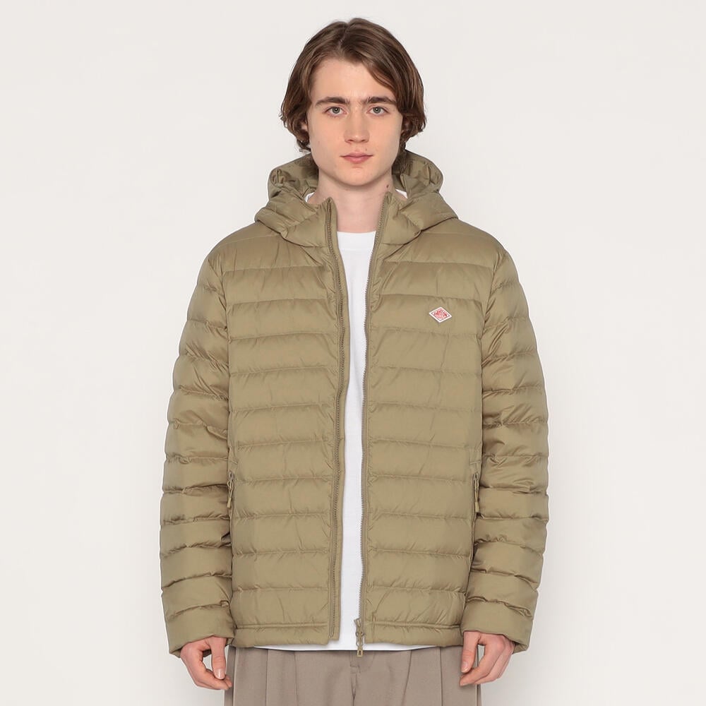 MEN'S NYLON TAFFETA MIDDLE DOWN HOODED JACKET｜COAT｜DANTON