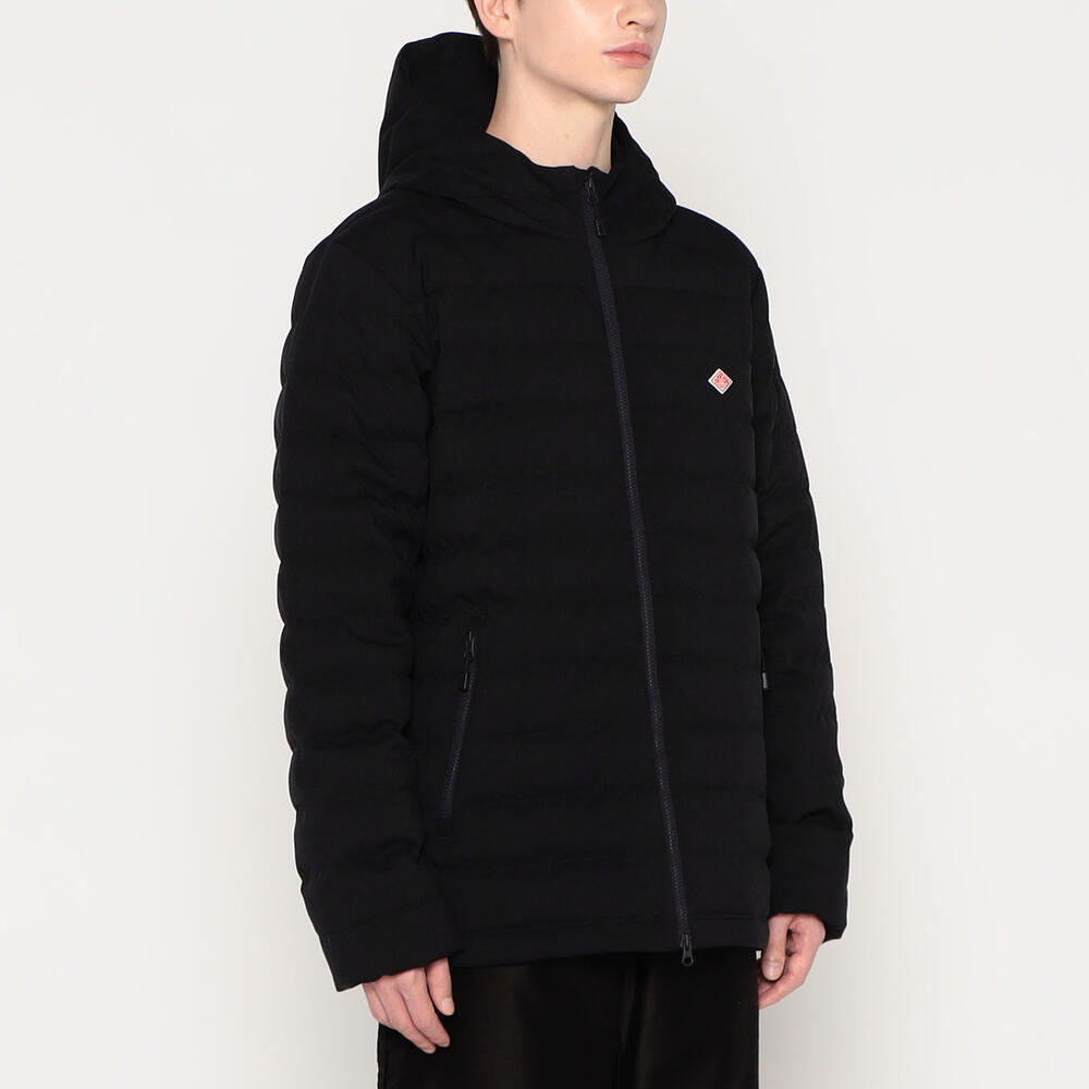 MEN'S WOOL LIKE POLYESTER MIDDLE DOWN HOODED JACKET｜COAT