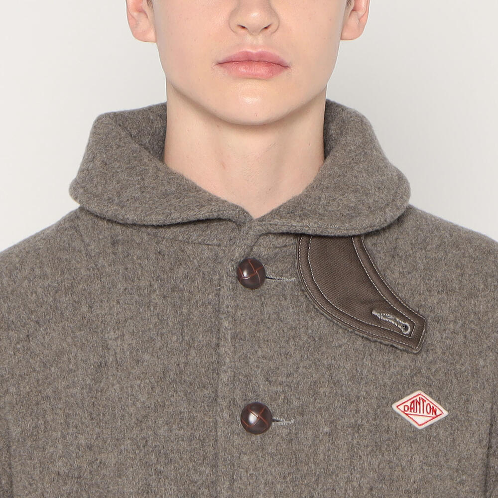 MEN'S WOOL PILE ROUND COLLAR JACKET｜JACKET｜DANTON(ダントン