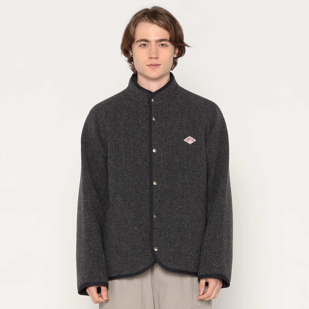 MEN'S WOOL LIGHT PILE STANDCOLLAR JACKET｜JACKET｜DANTON(ダントン