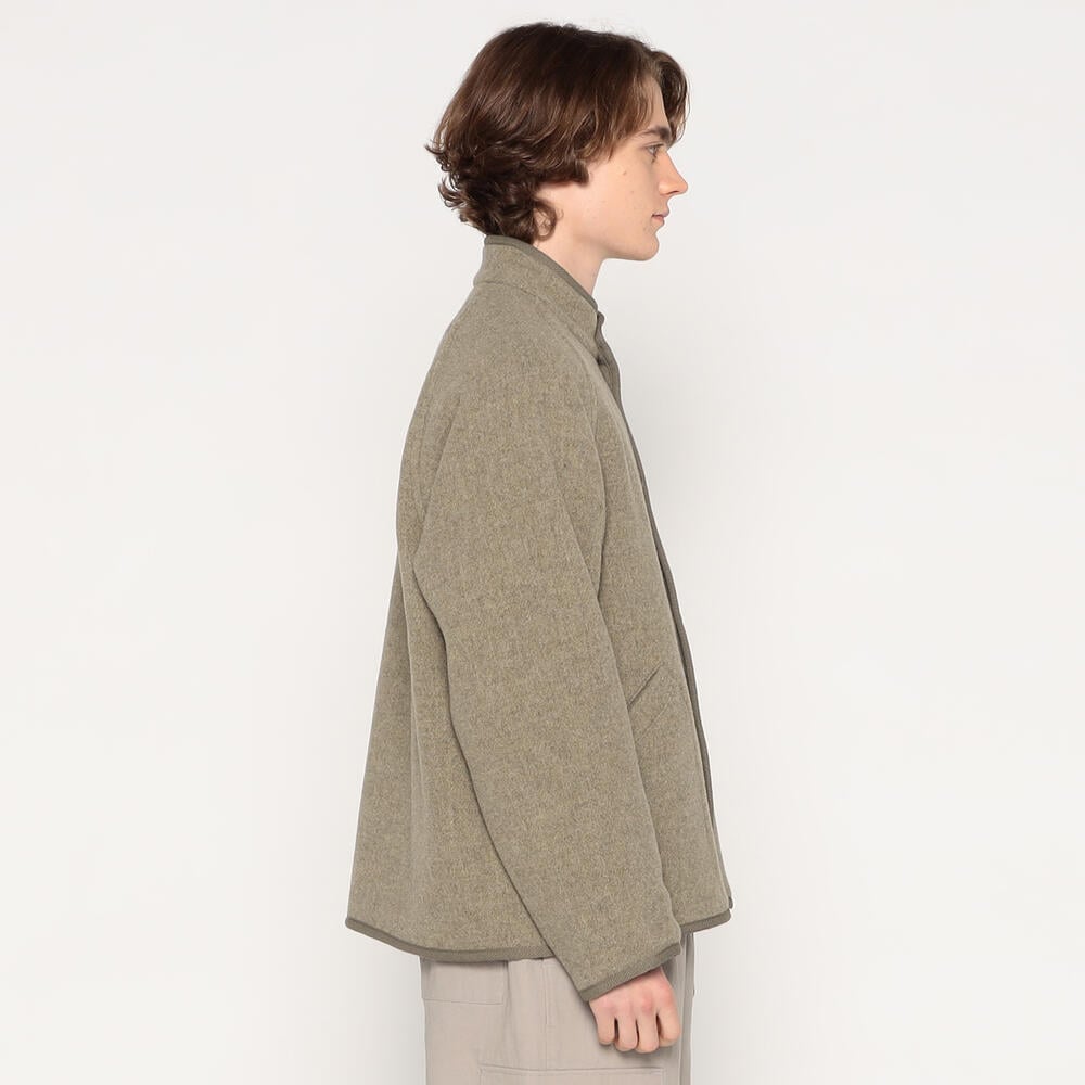 MEN'S WOOL LIGHT PILE STANDCOLLAR JACKET｜JACKET｜DANTON(ダントン
