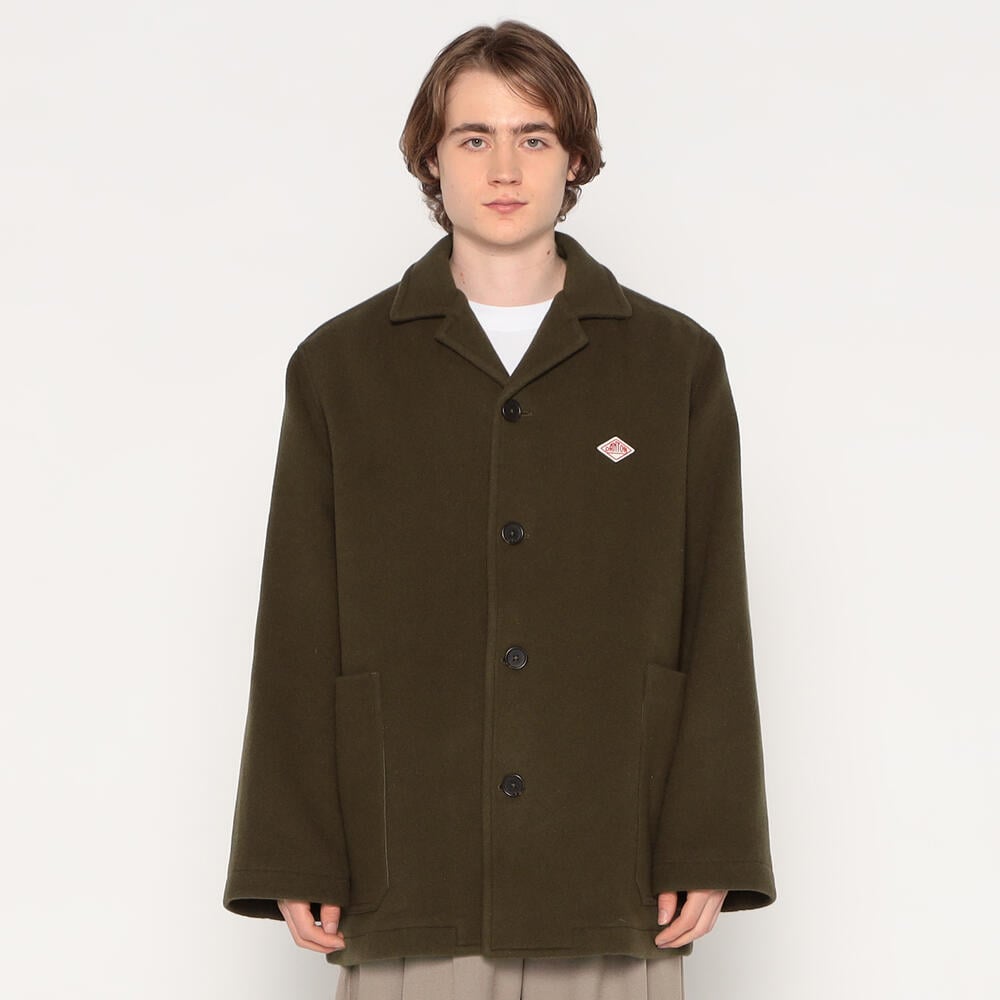 DANTON ダントン　ウールコート　カーキ　40 MEN'S WOOL MELTON WORK JACKET｜JACKET｜DANTON(ダントン)｜DANTON