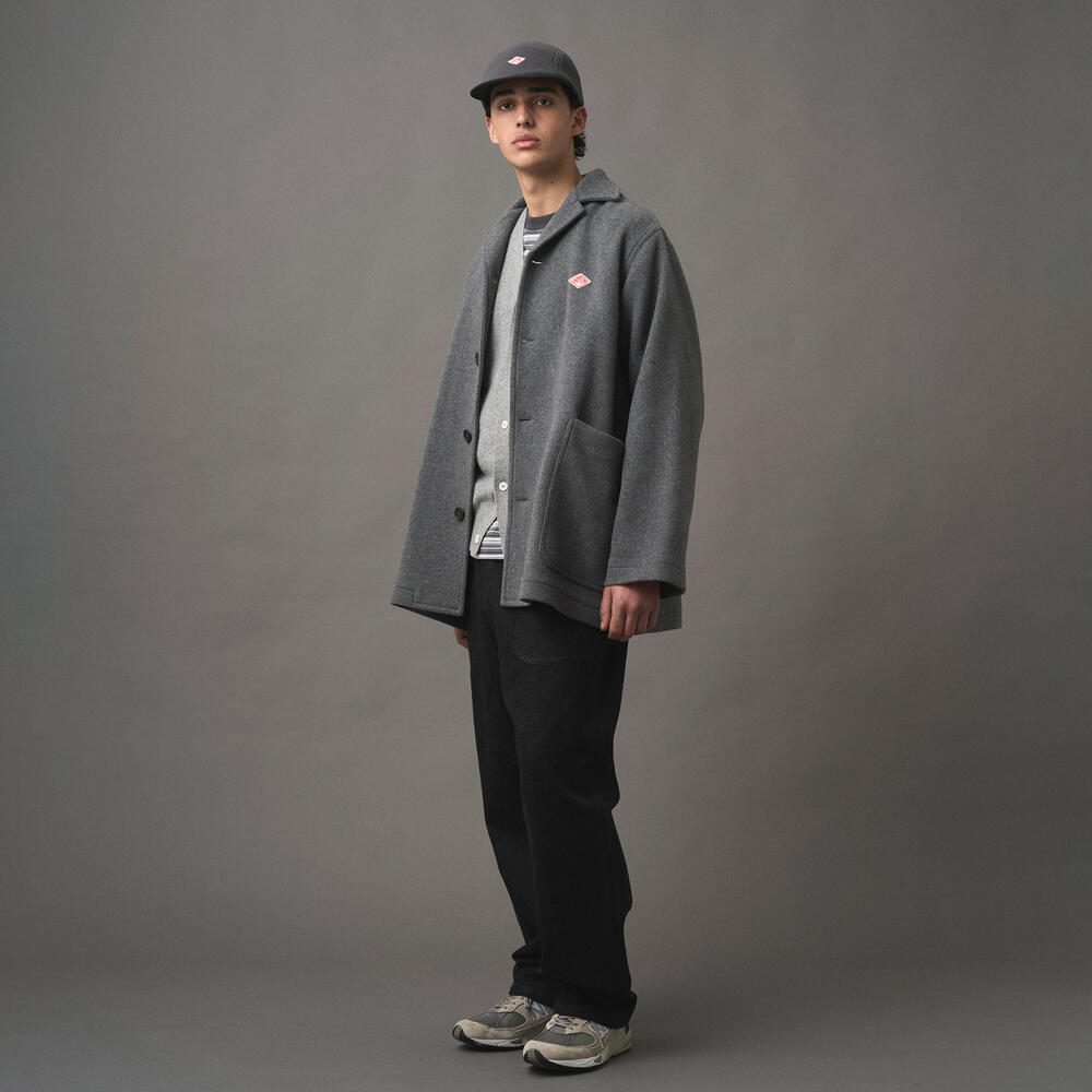 MEN'S WOOL MELTON WORK JACKET｜JACKET｜DANTON(ダントン)｜DANTON