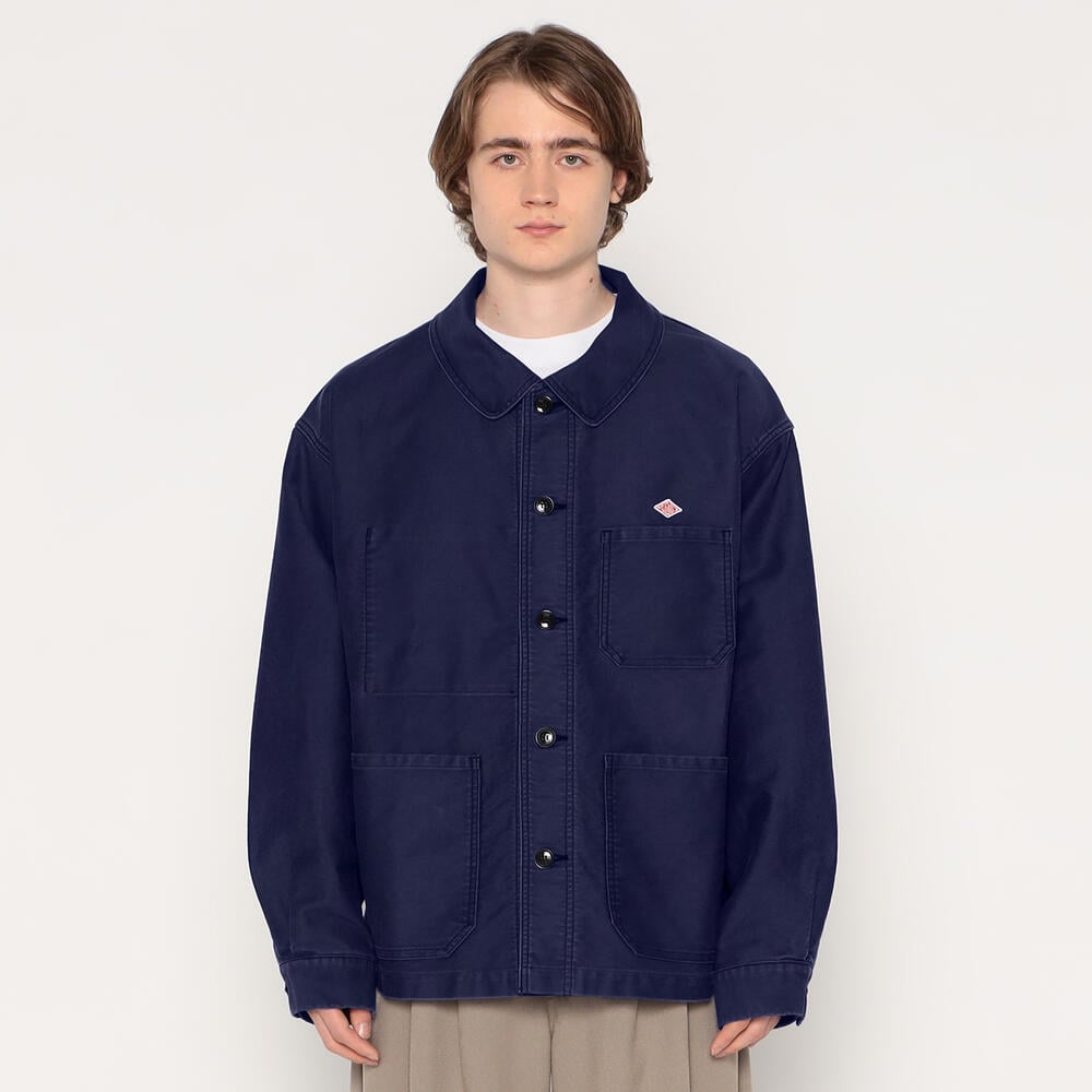 専用 DANTON moleskin coverall work jacket MEN'S MOLESKIN WIDE COVERALL JACKET｜JACKET｜DANTON(ダントン