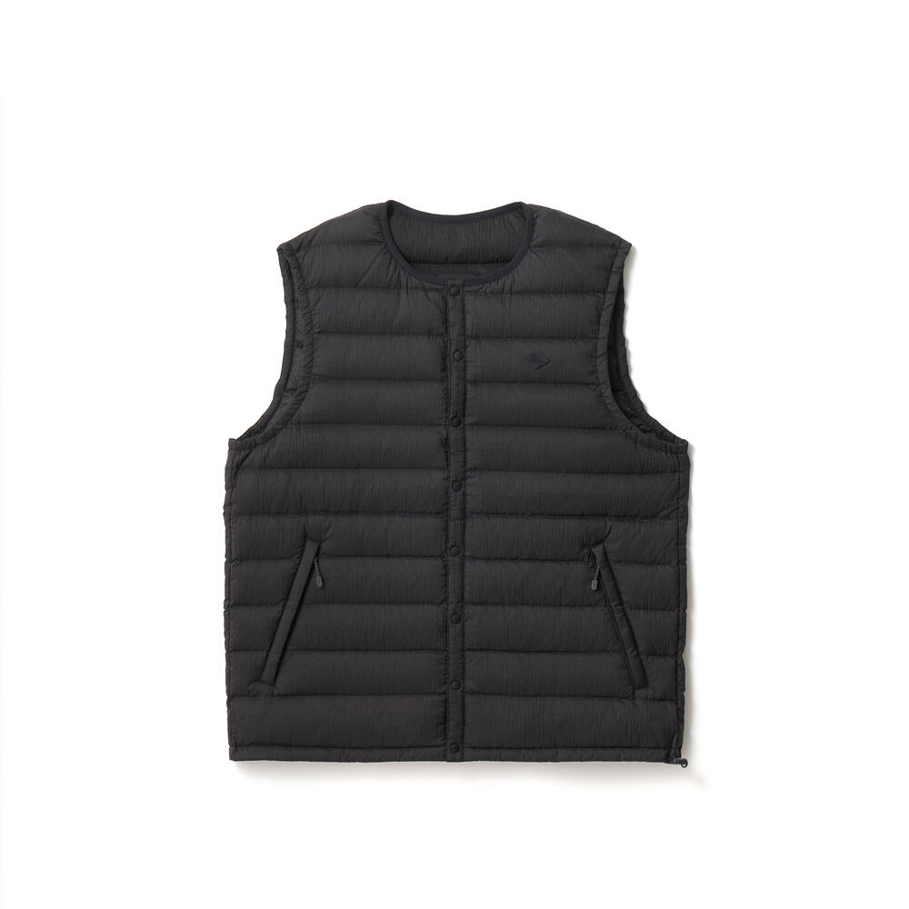 MEN'S NYLON TAFFETA WHITE GOOSE INNER DOWN VEST｜VEST