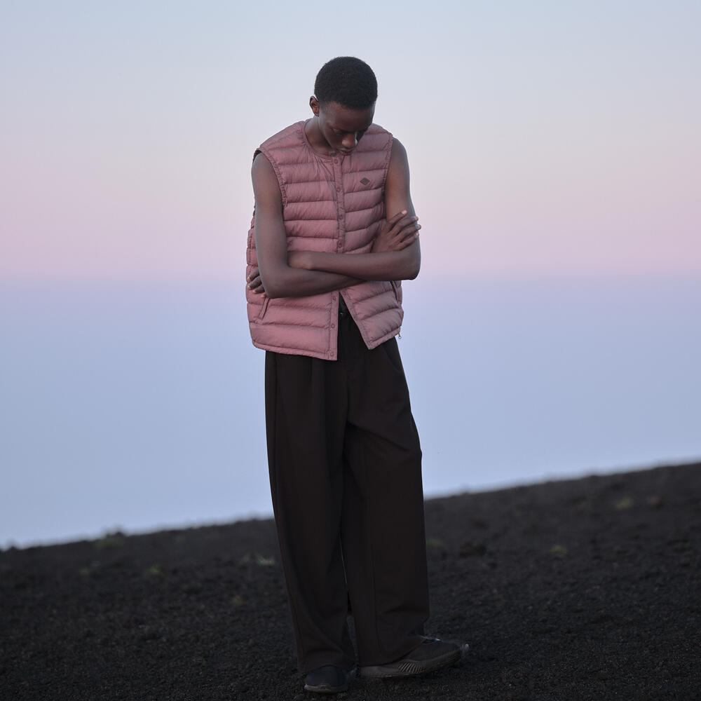 MEN'S NYLON TAFFETA WHITE GOOSE INNER DOWN VEST｜VEST｜DANTON