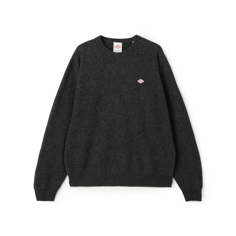 MEN'S LAMBSWOOL CREW NECK KNIT PULLOVER｜KNIT｜DANTON(ダントン