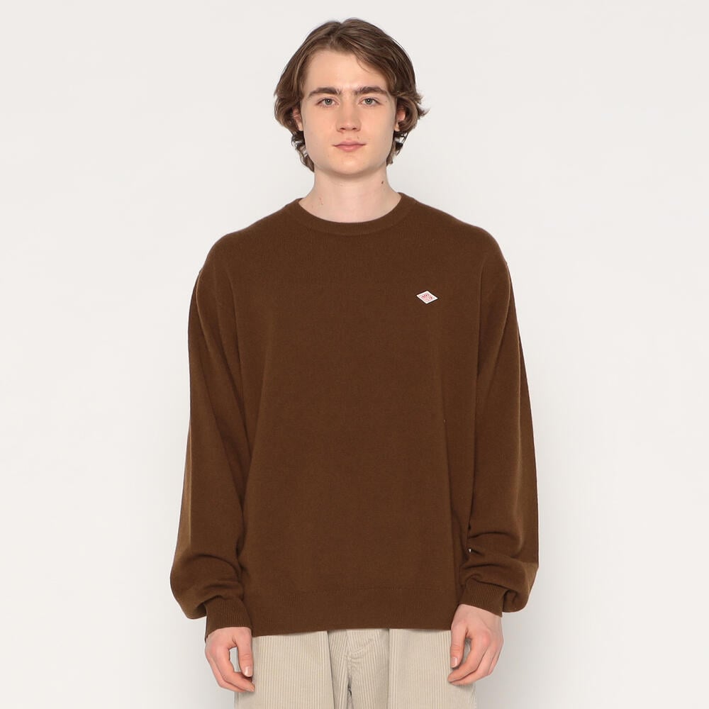 MEN'S LAMBSWOOL CREW NECK KNIT PULLOVER｜KNIT｜DANTON(ダントン