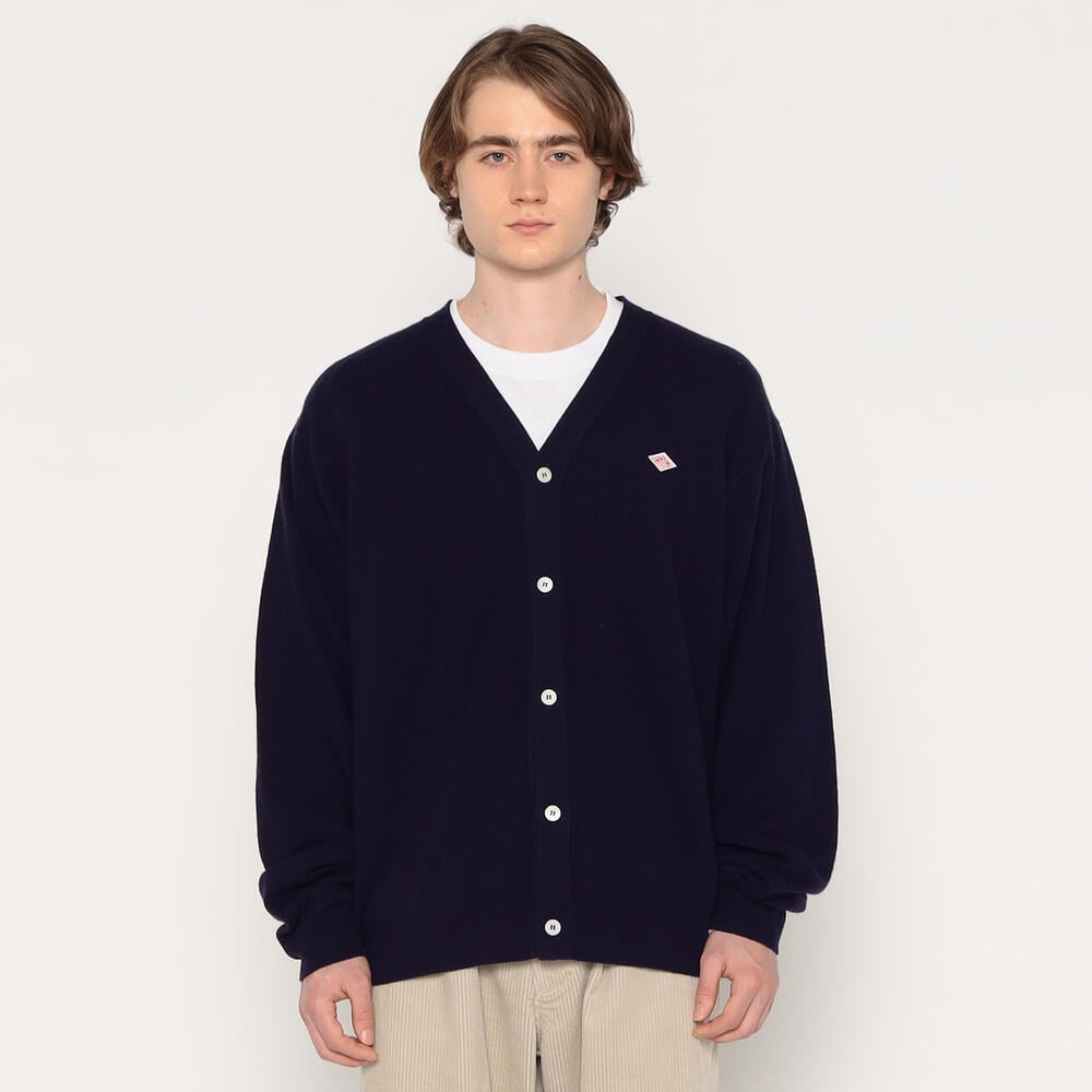 MEN'S LAMBSWOOL V-NECK KNIT CARDIGAN｜KNIT｜DANTON(ダントン