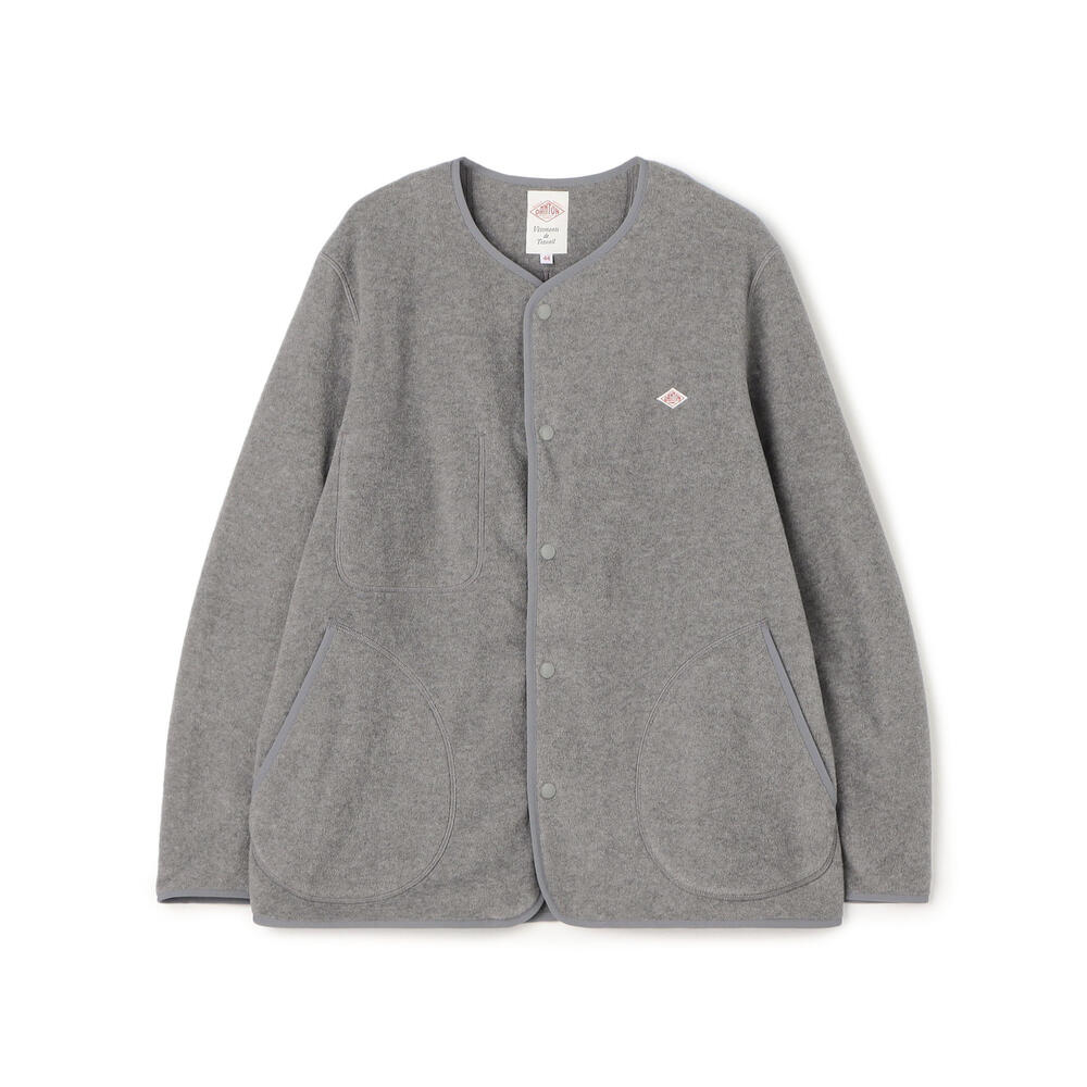 ◆ DANTON ダントン COLLARLESS COAT DT-A0012 2024 AUTUMN & WINTER> -NEW ARRIVAL- FLEECE COLLARLESS JACKET