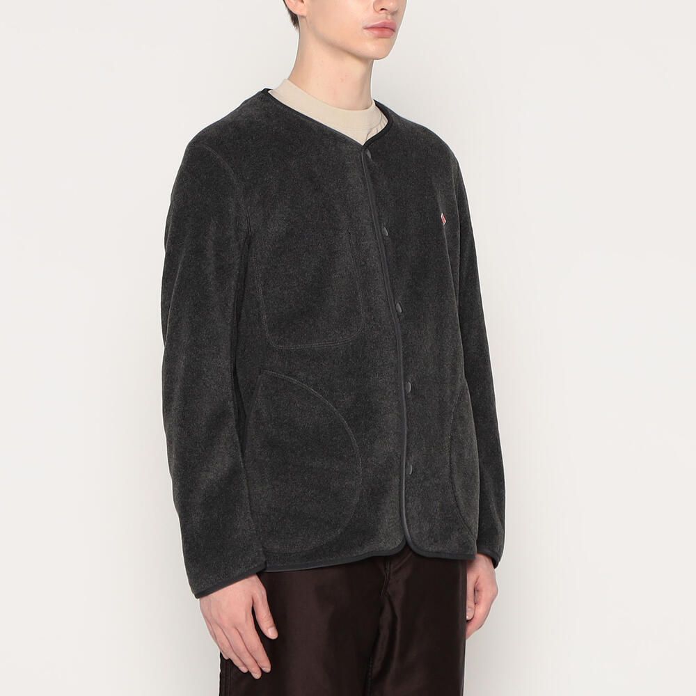本日限り値下げ中【DANTON】FLEECE COLLARLESS JACKET MEN'S FLEECE COLLARLESS JACKET｜CUT AND SEWN｜DANTON