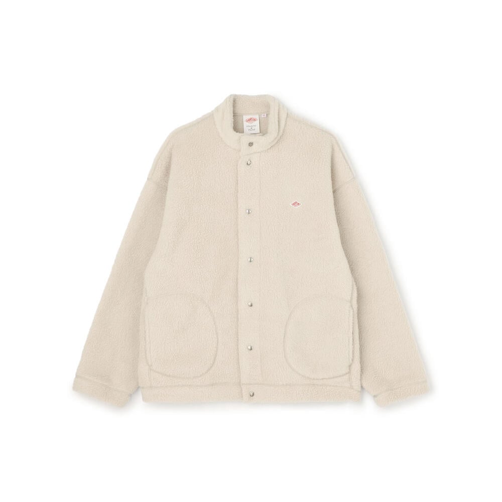 MEN'S DOUBLE FACE BOA STAND COLLAR CARDIGAN｜CUT AND SEWN