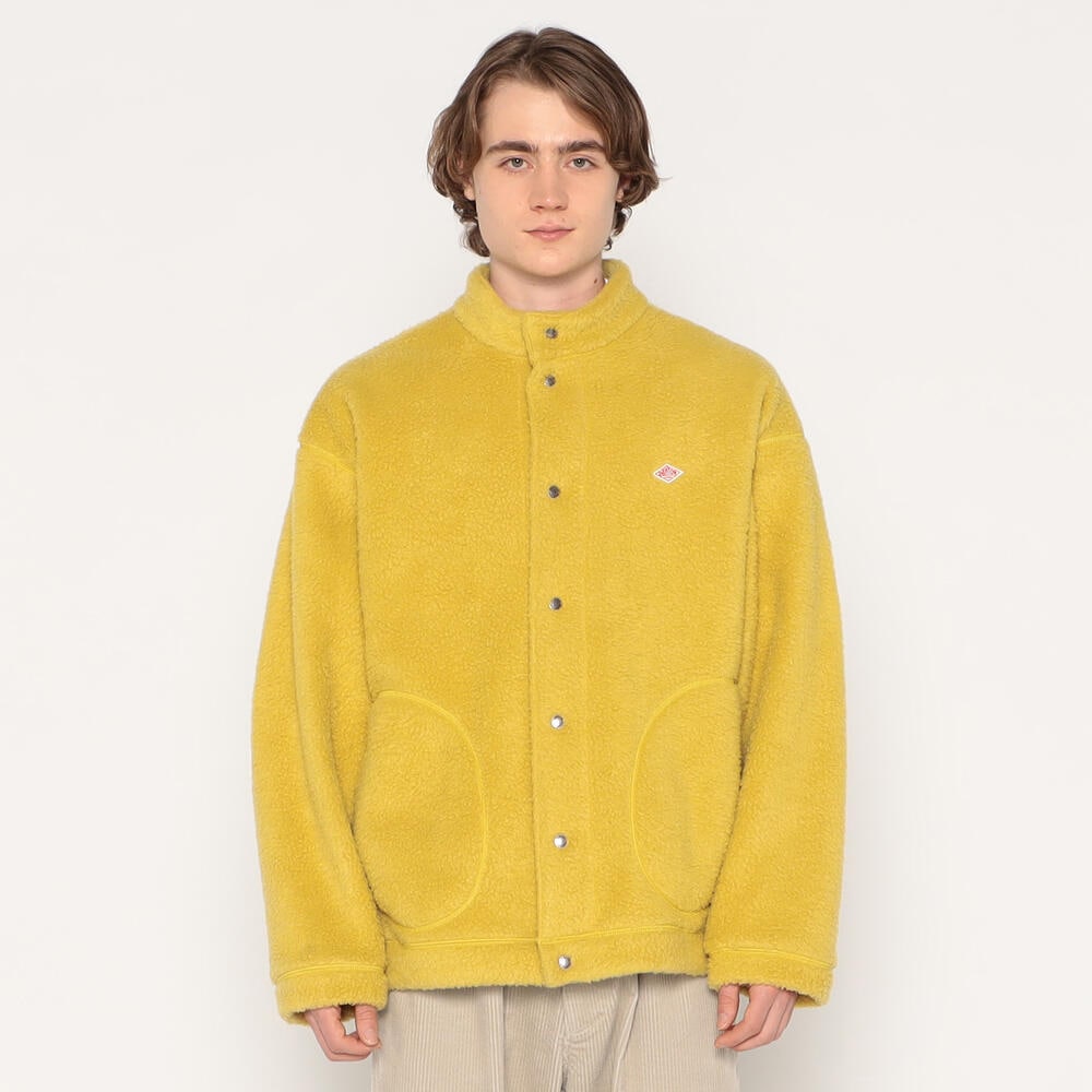 MEN'S DOUBLE FACE BOA STAND COLLAR CARDIGAN｜CUT AND SEWN