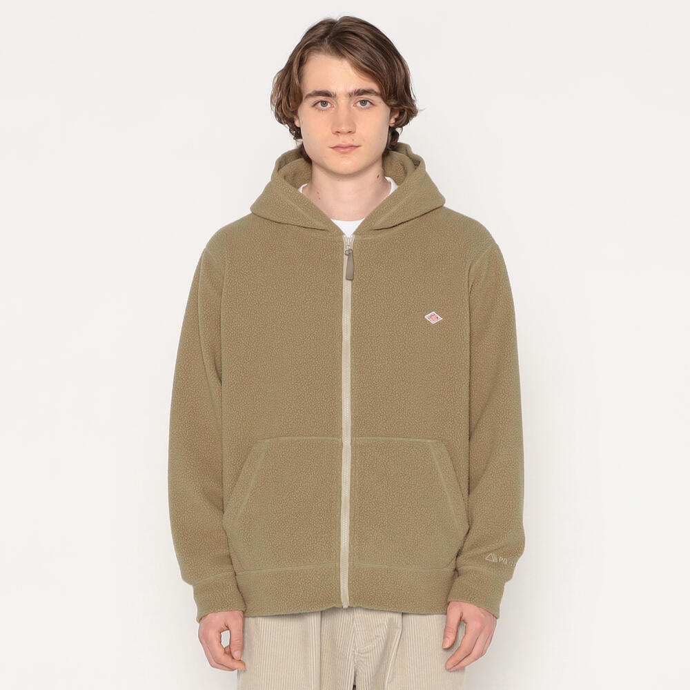 MEN'S POLARTEC THERMAL PRO ZIP HOODIE｜CUT AND SEWN｜DANTON