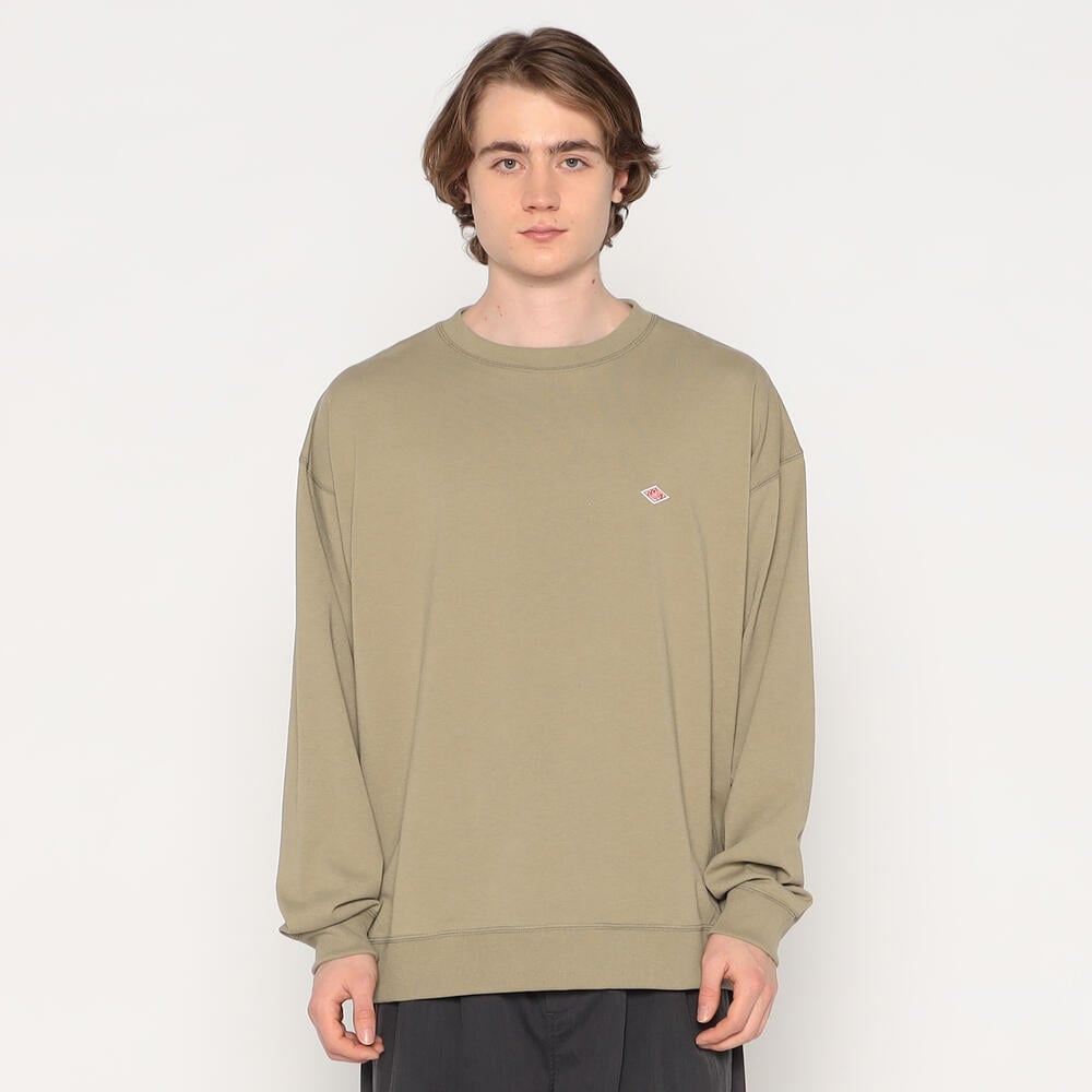 MEN'S LONG SLEEVE SWEAT T-SHIRT｜CUT AND SEWN｜DANTON