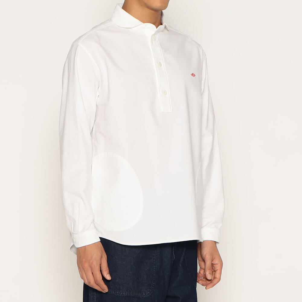 MEN'S OXFORD ROUND COLLAR PULLOVER SHIRT PLAIN｜SHIRT｜DANTON